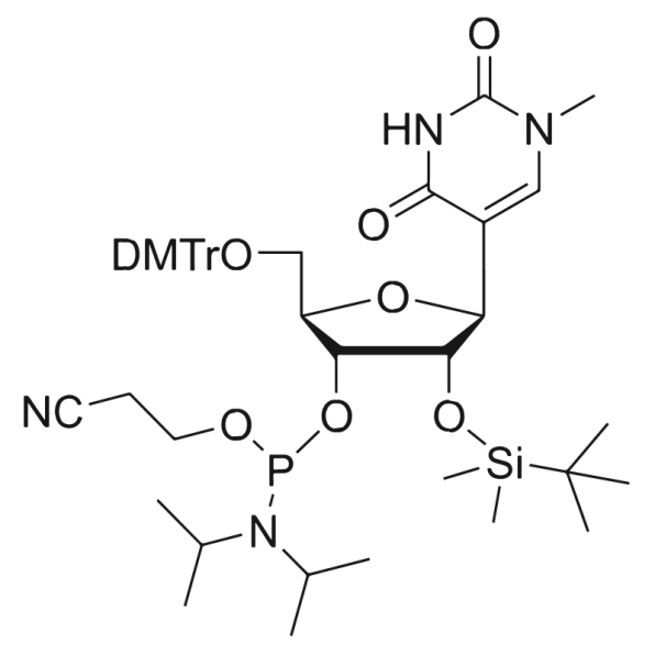 5'-O-DMT-2'-O-TBDMS-N1-Me-pU-Phosphoramidite
